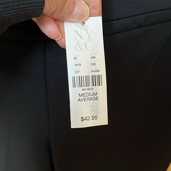 NWT NY&C 7th Avenue Design Studio black pants - Picture 3 of 8